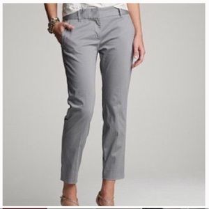 J Crew City Fit ankle length chino pants - size 6